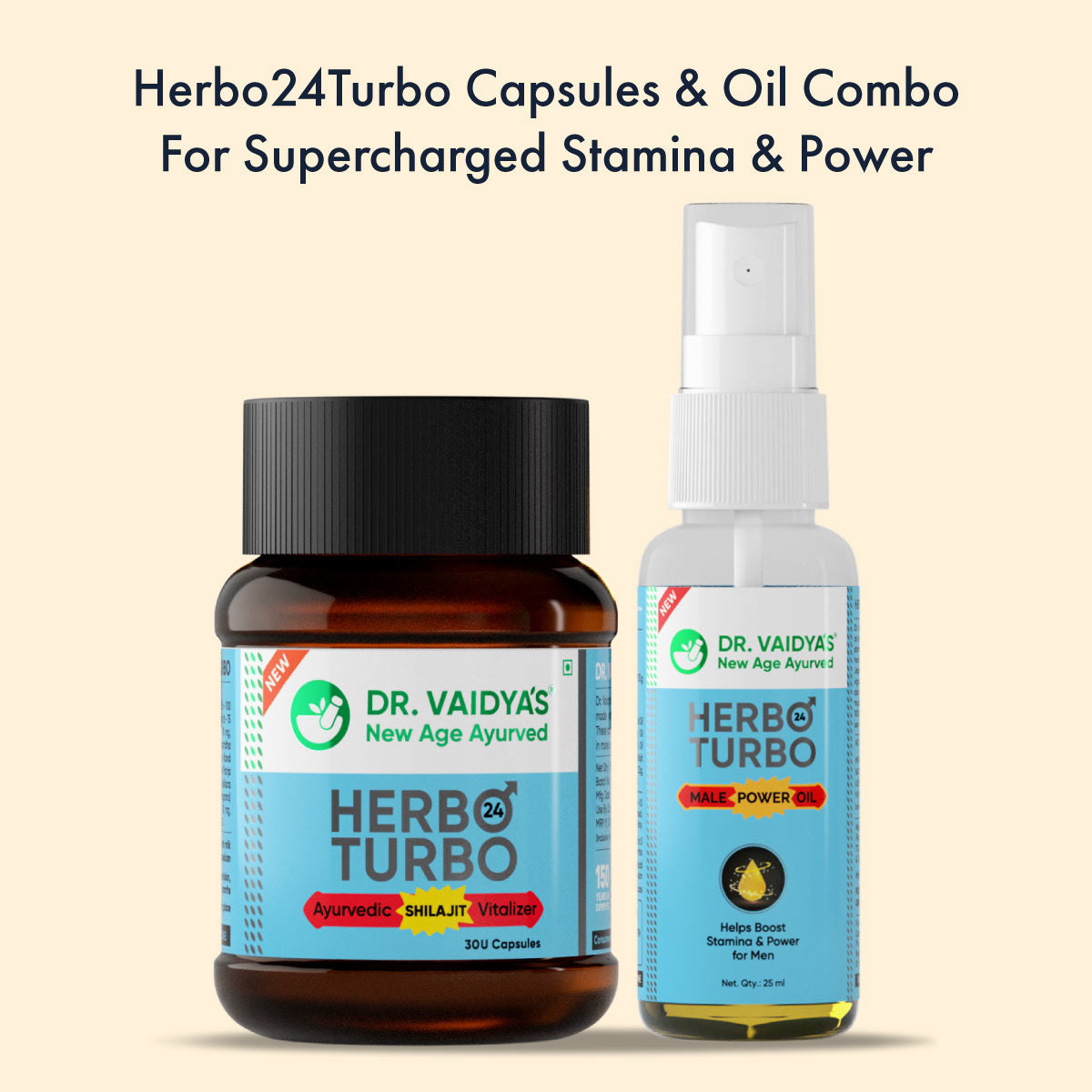 Herbo24Turbo Stamina Booster Combo: For Turbocharged Power & Stamina