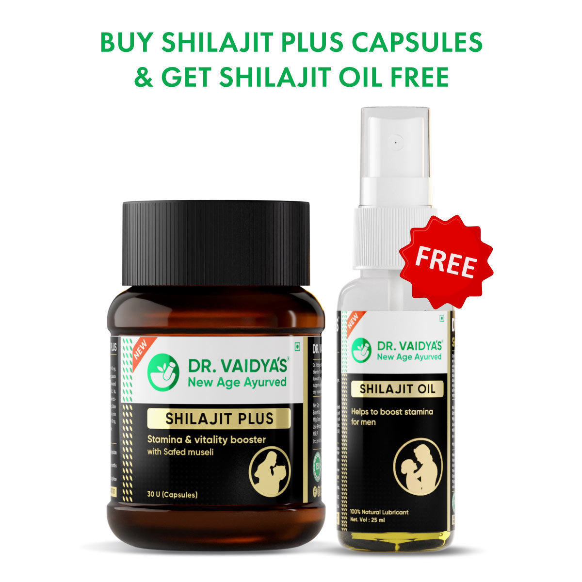 Shilajit Plus + FREE Shilajit Oil