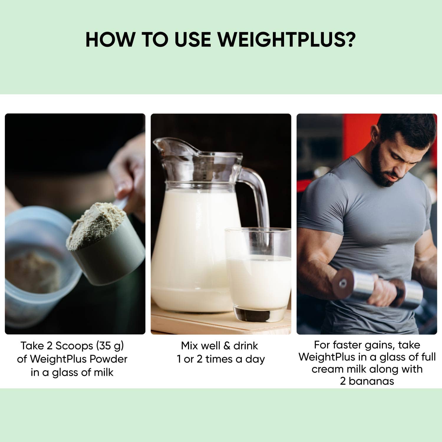 Weight Gain Combo: For Healthy Weight & Muscle Gain